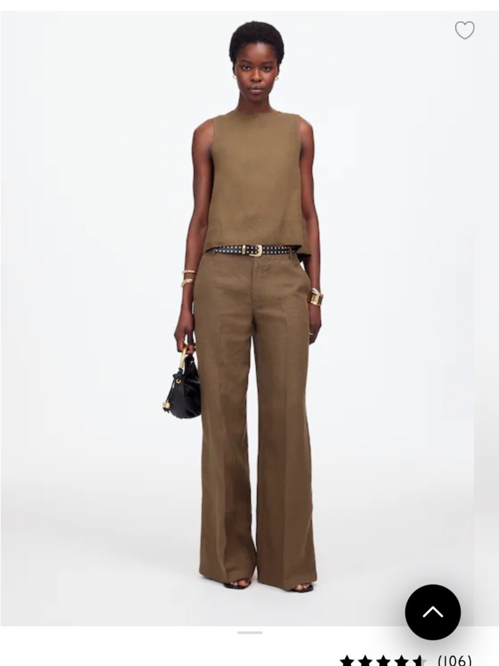 🔍 ISO: Madewell Zoe Wide-Leg Linen Pants – Safari Khaki, Size 4 🔍